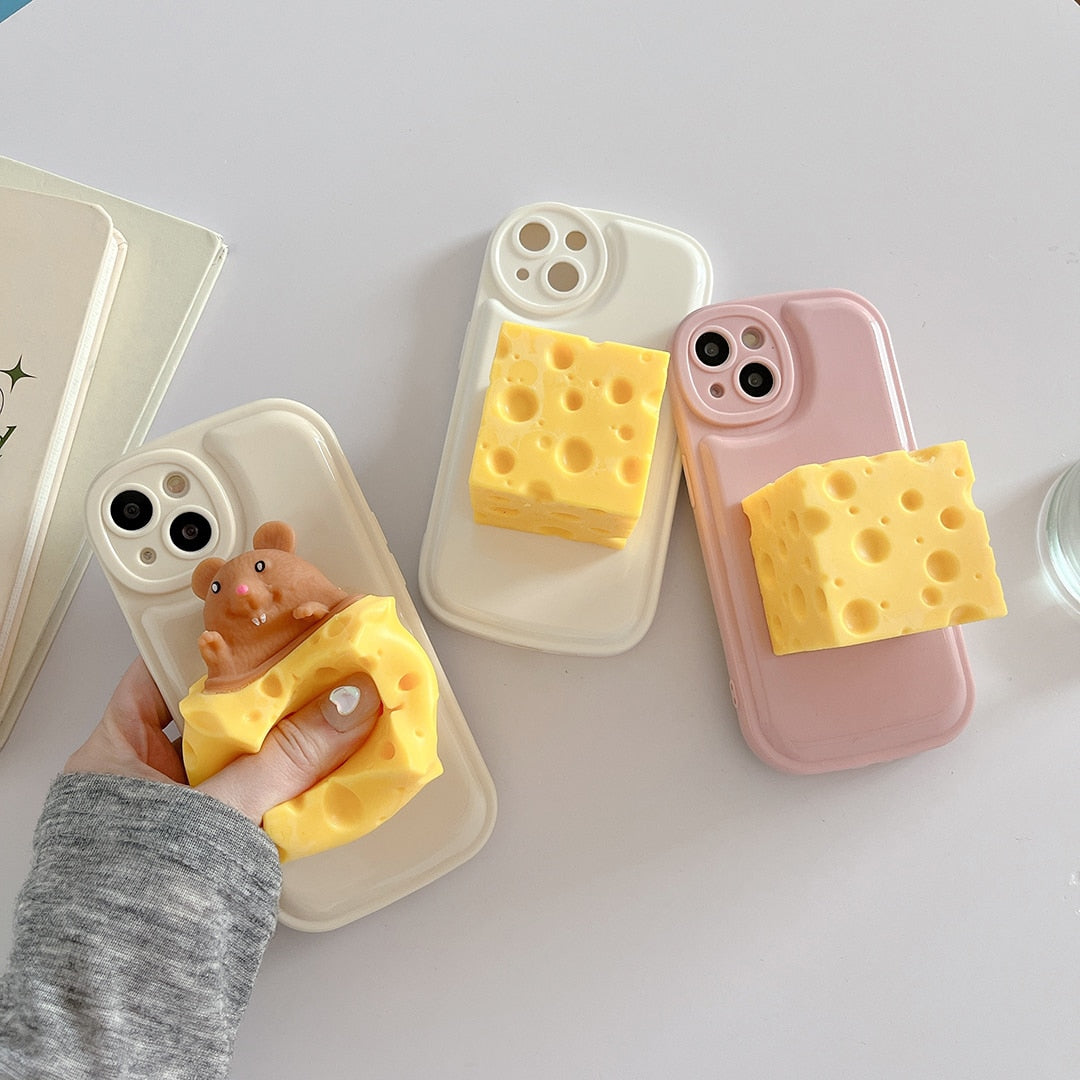 Squeezy Mouse Stress Relief iPhone Case
