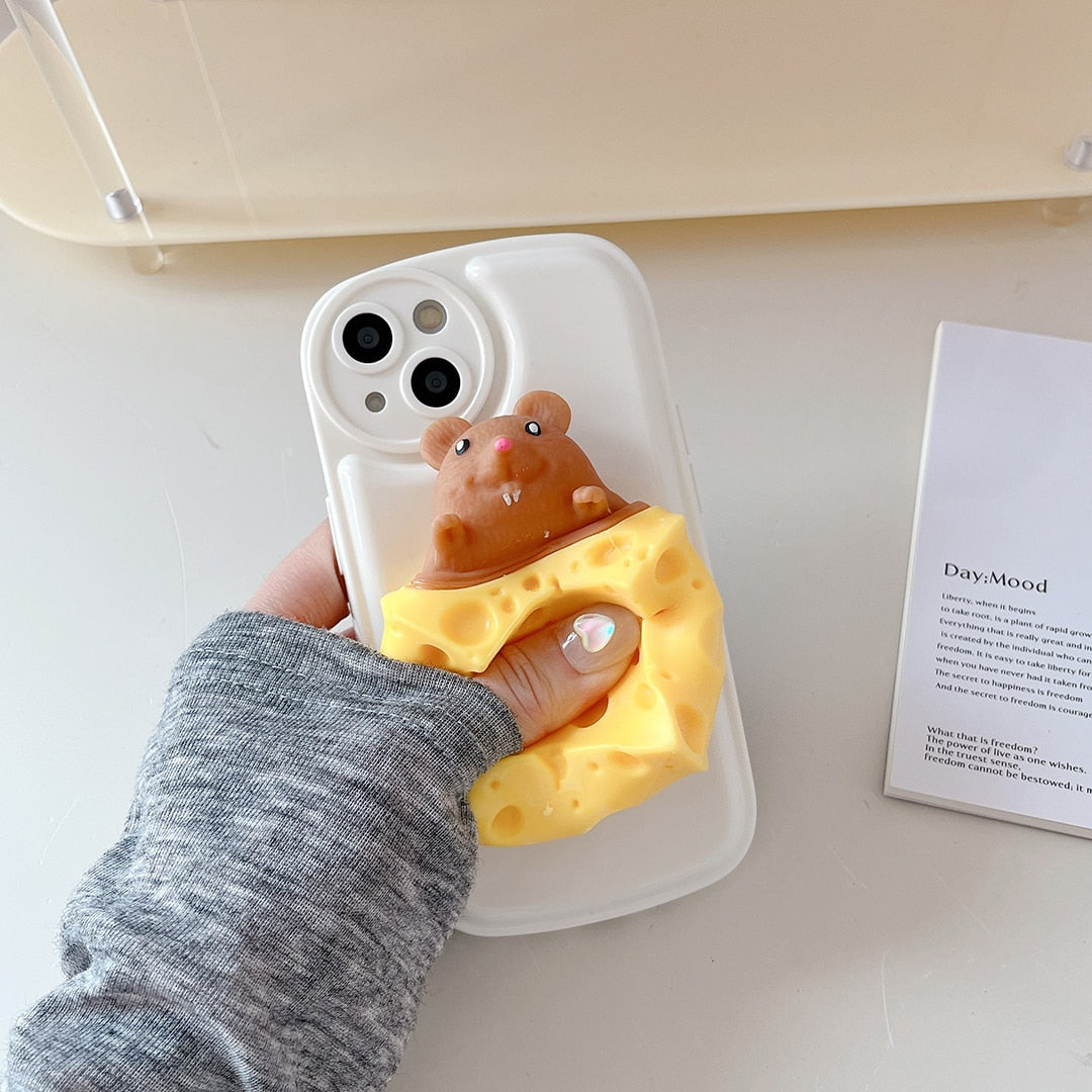 Squeezy Mouse Stress Relief iPhone Case