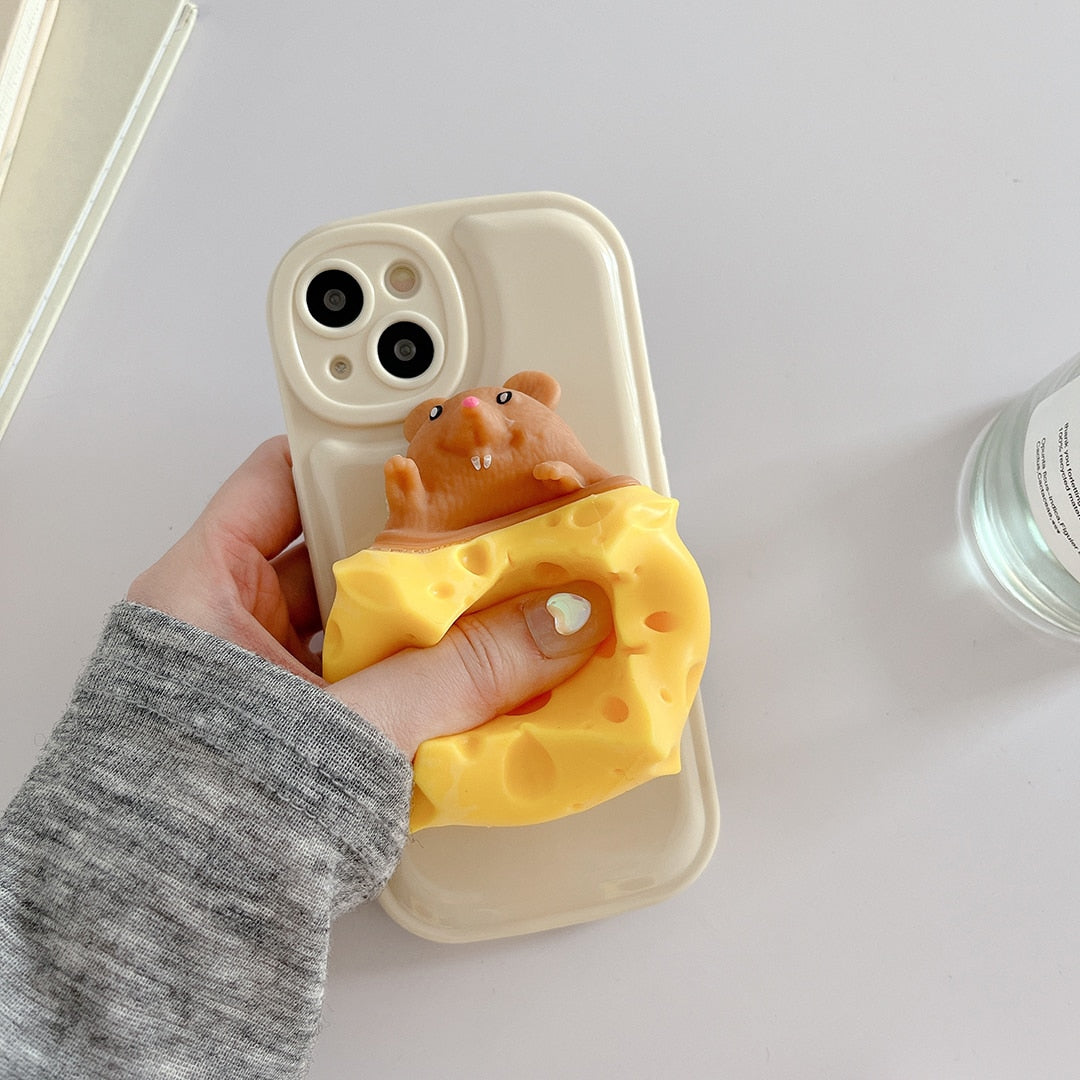 Squeezy Mouse Stress Relief iPhone Case
