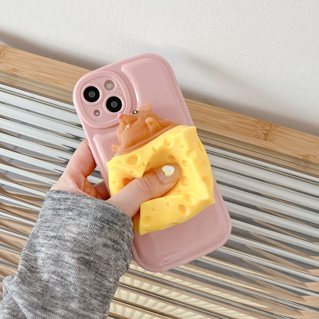 Squeezy Mouse Stress Relief iPhone Case